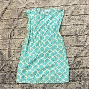 Hanna Andersson Blue and White Floral Mini Dress